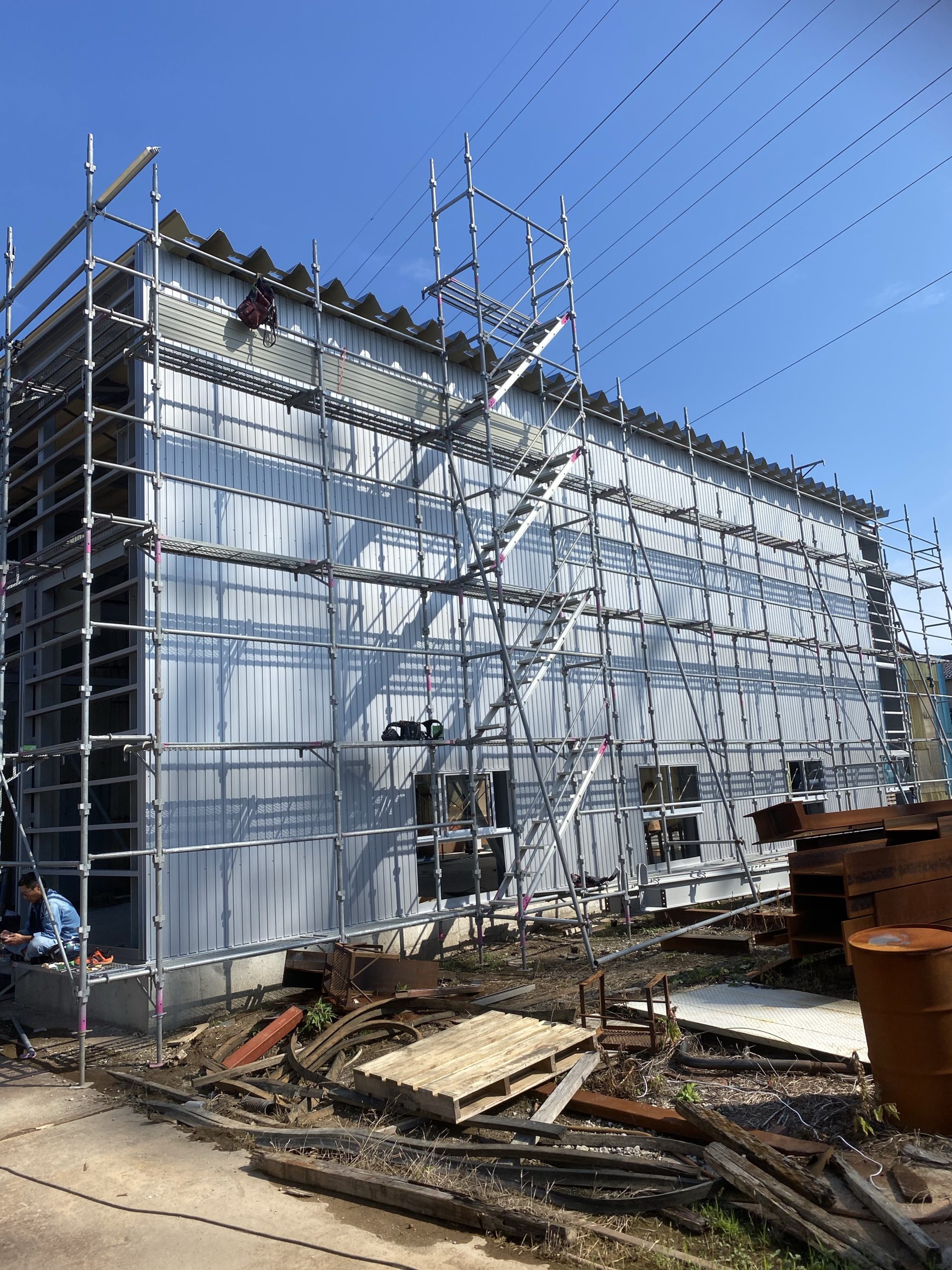 角波貼りました。