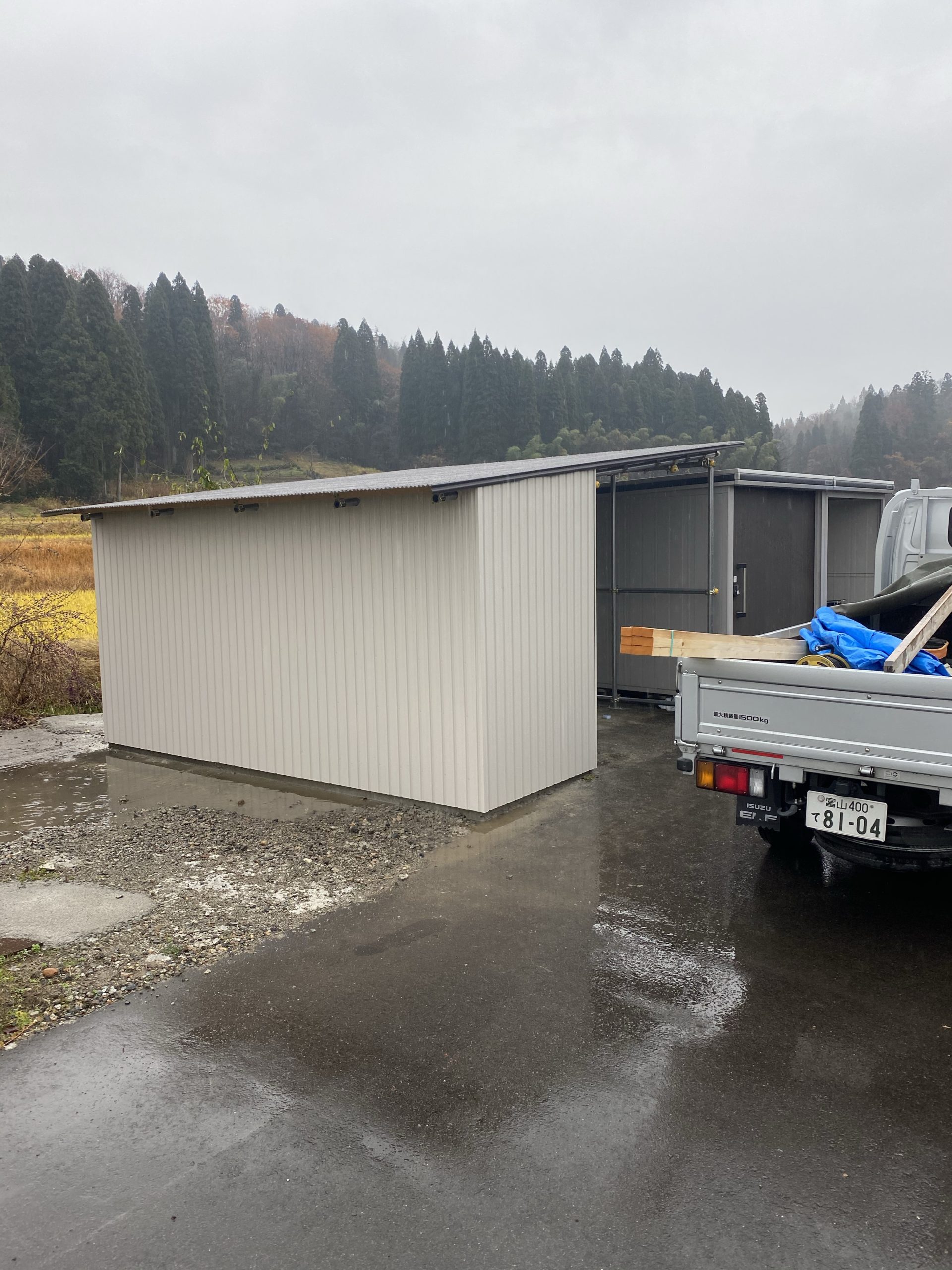 単管パイプ小屋